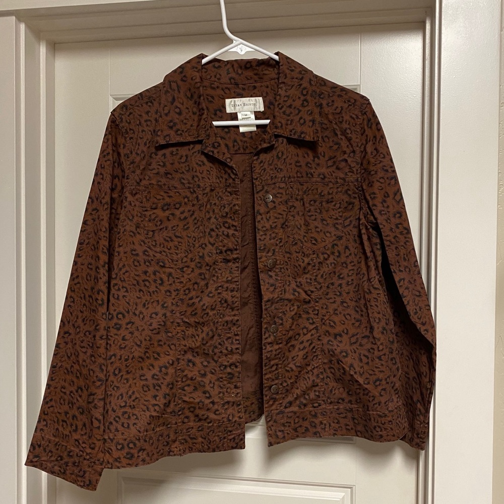 Leopard Print Blazer